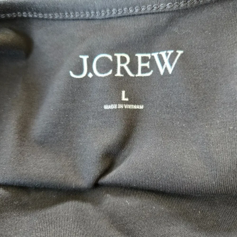 J. Crew Scoopback Bodysuit in Stretch Cotton Blend Size L NWT